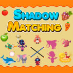 Shadow matching learning game for kids