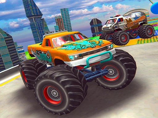 Image Crazy Monster Jam 3D Truck Racing Game