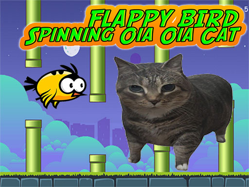 Image Flappy Bird spinning oia oia cat