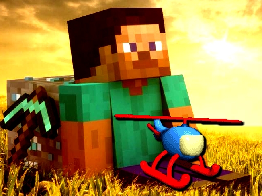 Image Minecraft Helicopter Adventure
