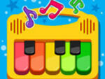 Children's music songs on the piano